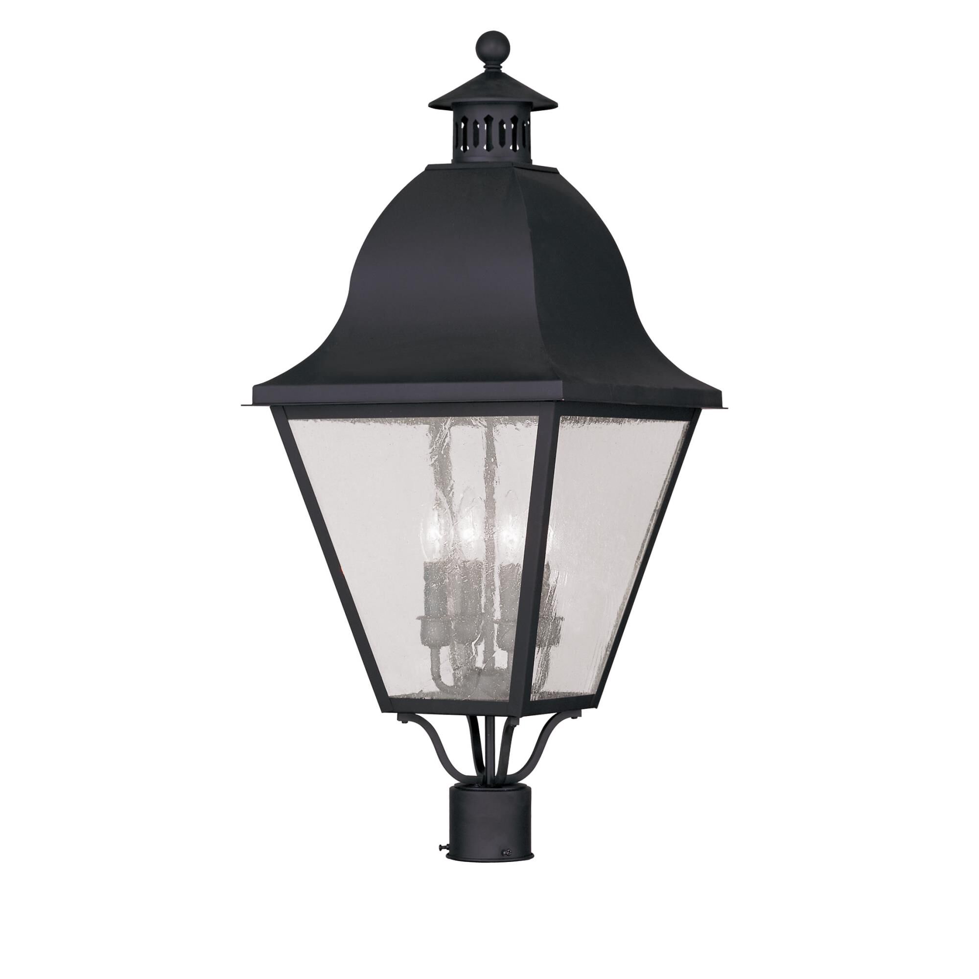 Amwell 27 Inch Tall 4 Light Outdoor Post Lamp by Livex Lighting